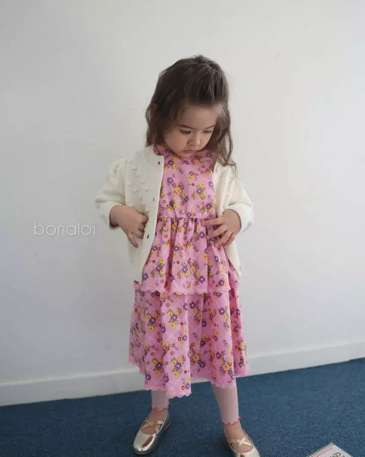 Bonaloi - Korean Children Fashion - #Kfashion4kids - Gota Knit Cardigan - 8