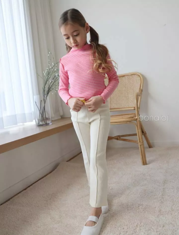 Bonaloi - Korean Children Fashion - #Kfashion4kids - Deco Pintuck Pants - 9