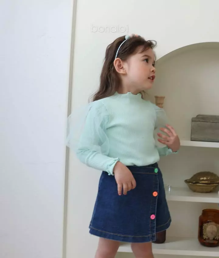 Bonaloi - Korean Children Fashion - #childofig - Frema Mesh Tee - 9