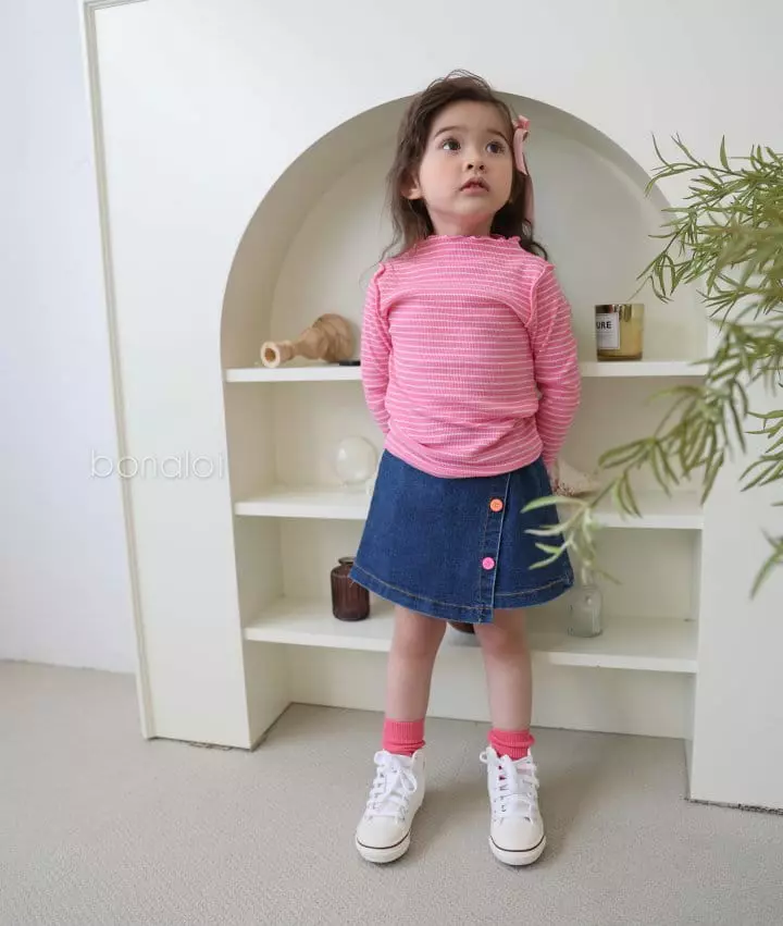 Bonaloi - Korean Children Fashion - #childrensboutique - Stripes Tee - 9