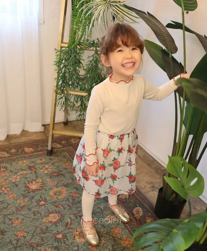 Bonaloi - Korean Children Fashion - #childrensboutique - Rose Ogandy Skirt - 7