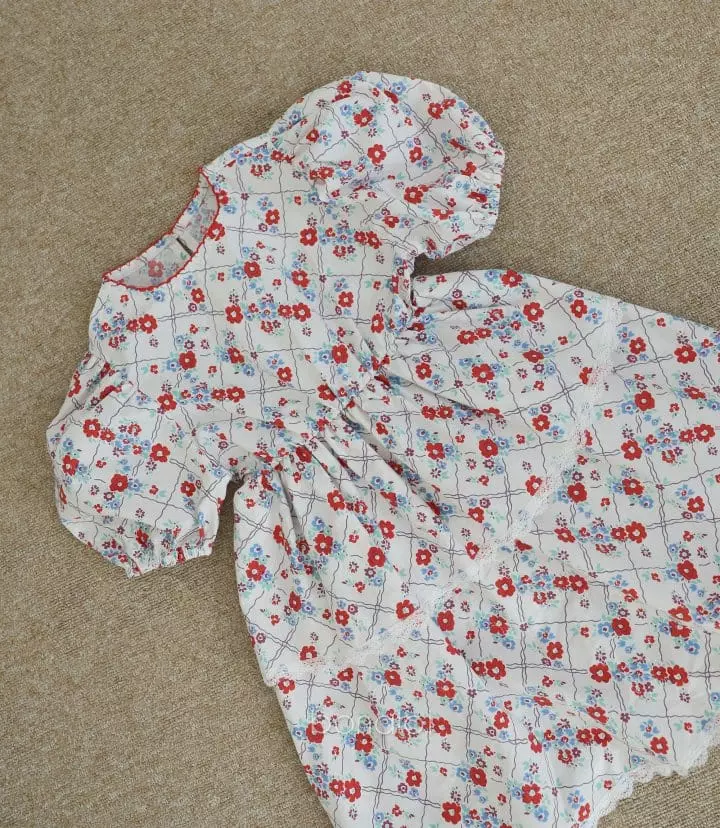 Bonaloi - Korean Children Fashion - #childrensboutique - Benchou Cancan One-piece - 3