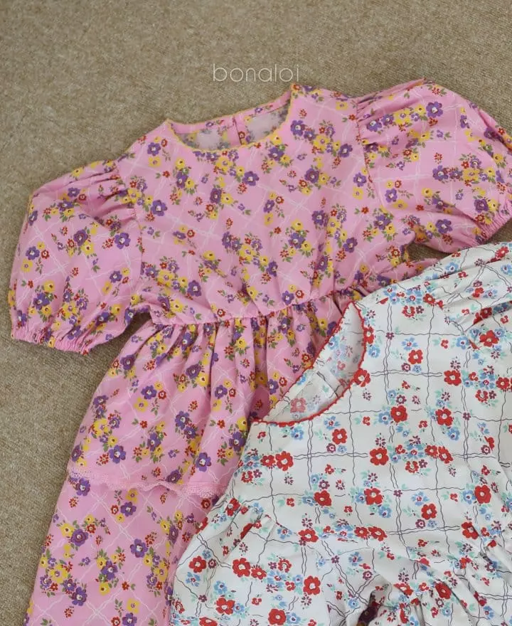 Bonaloi - Korean Children Fashion - #childrensboutique - Benchou Cancan One-piece - 4