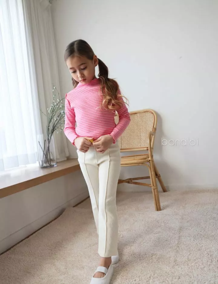 Bonaloi - Korean Children Fashion - #discoveringself - Stripes Tee - 11