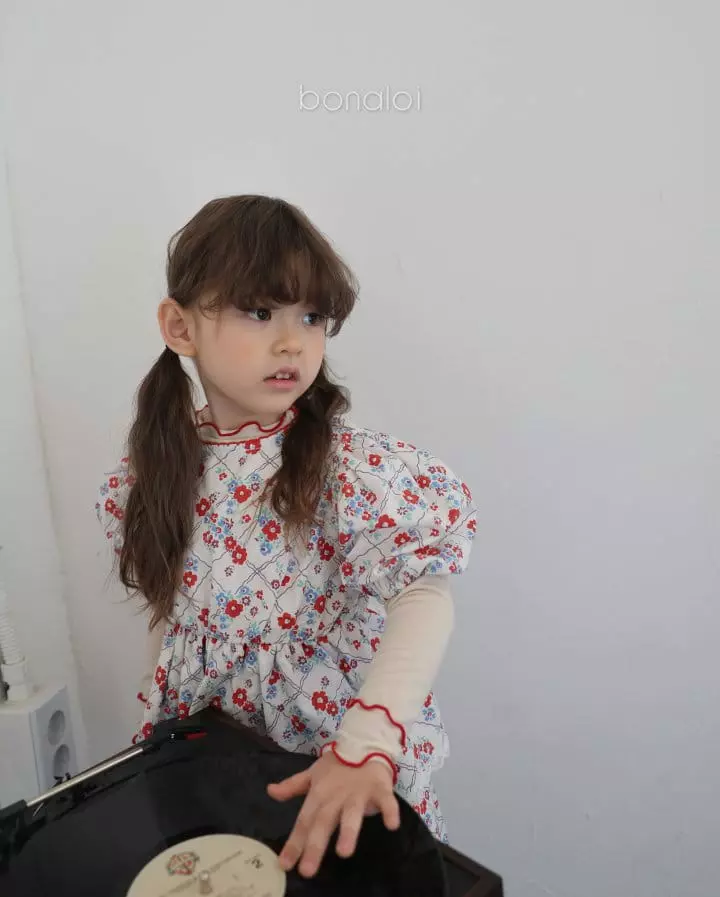 Bonaloi - Korean Children Fashion - #discoveringself - Benchou Cancan One-piece - 5