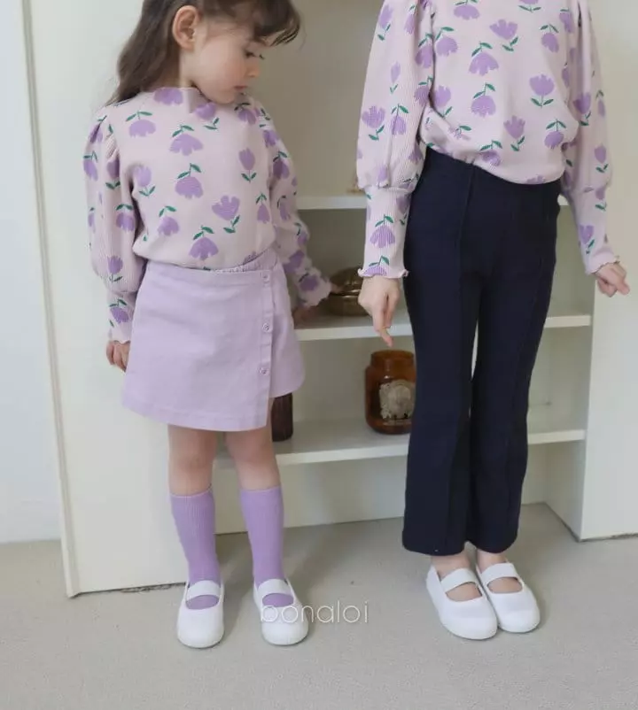 Bonaloi - Korean Children Fashion - #designkidswear - Deco Pintuck Pants - 4