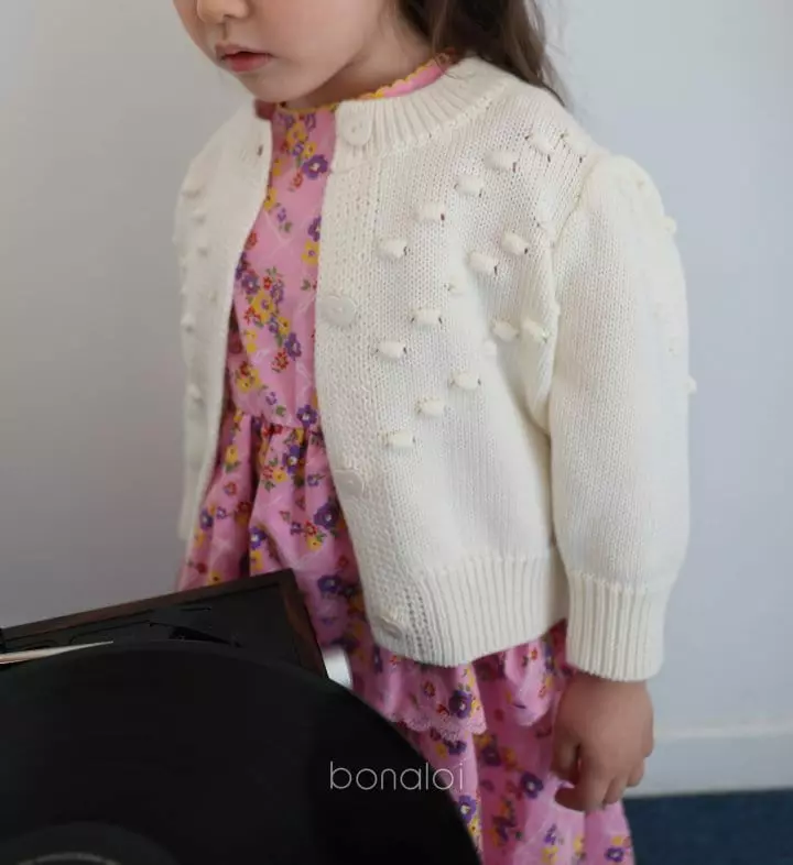 Bonaloi - Korean Children Fashion - #discoveringself - Gota Knit Cardigan - 4