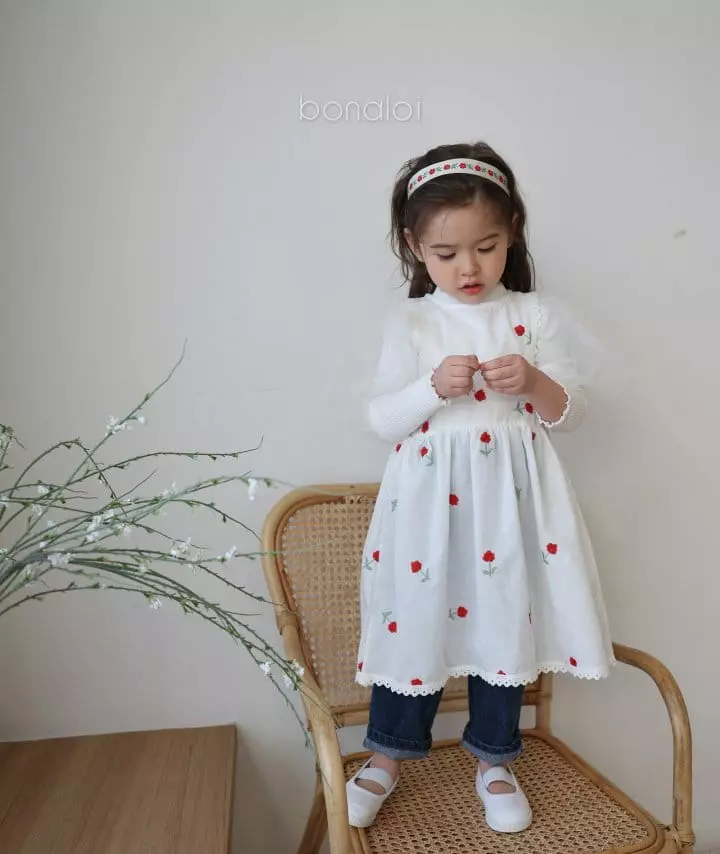Bonaloi - Korean Children Fashion - #fashionkids - Basic Denim Baggy Jeans - 11