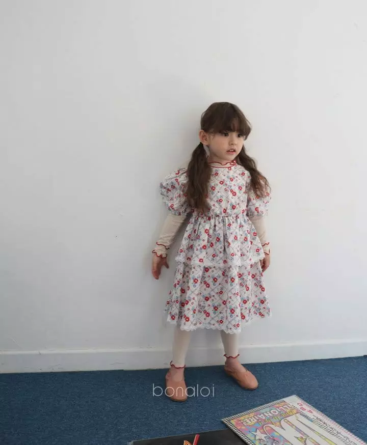 Bonaloi - Korean Children Fashion - #kidsshorts - Benchou Cancan One-piece - 7
