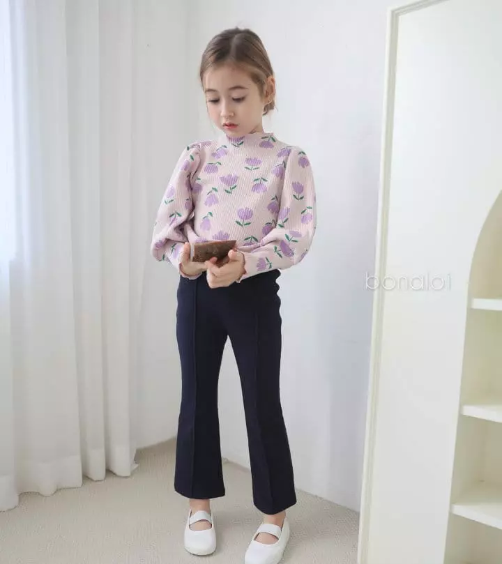 Bonaloi - Korean Children Fashion - #kidsstore - Deco Pintuck Pants - 7