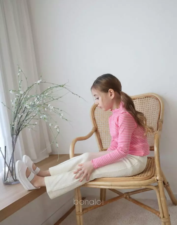 Bonaloi - Korean Children Fashion - #kidzfashiontrend - Deco Pintuck Pants - 8