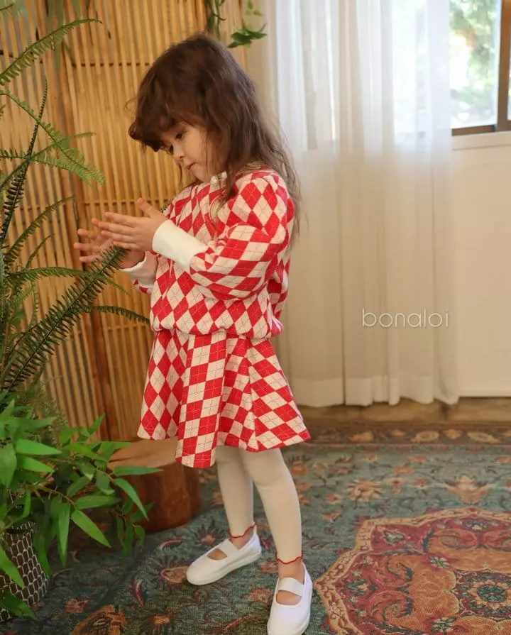 Bonaloi - Korean Children Fashion - #littlefashionista - Dia Top Bottom Set - 6