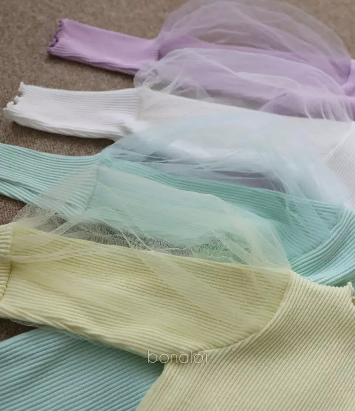 Bonaloi - Korean Children Fashion - #magicofchildhood - Frema Mesh Tee - 3