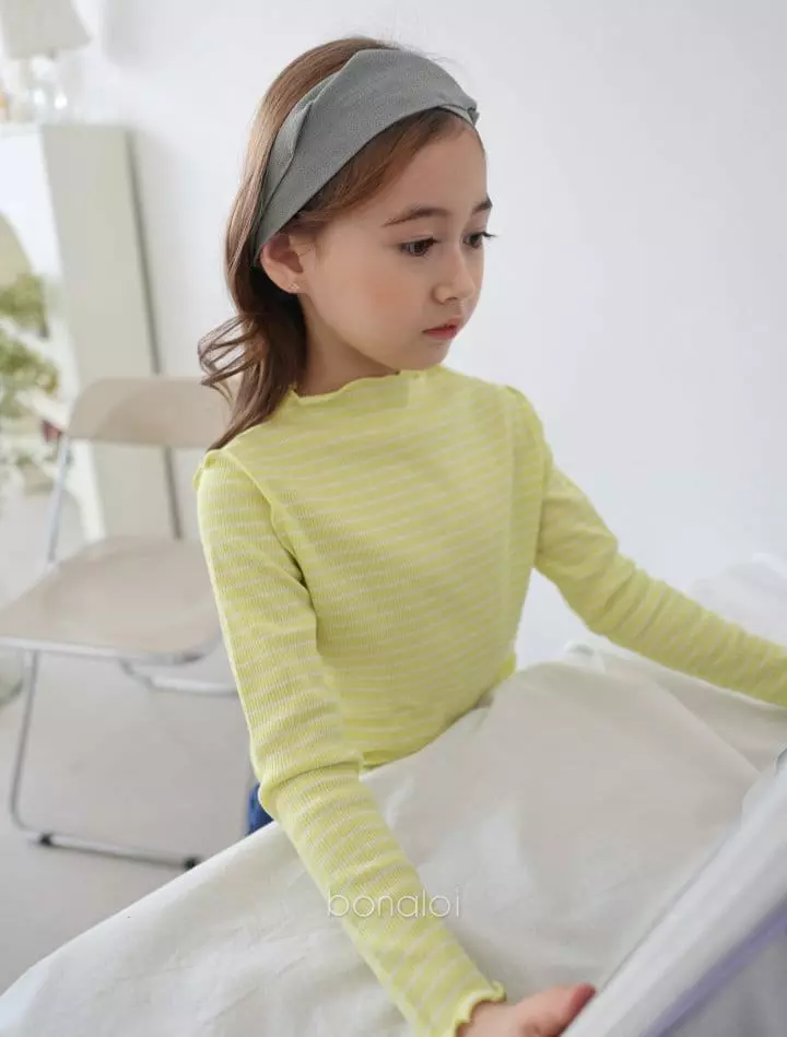 Bonaloi - Korean Children Fashion - #magicofchildhood - Stripes Tee - 2