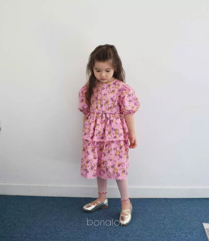 Bonaloi - Korean Children Fashion - #magicofchildhood - Benchou Cancan One-piece - 12
