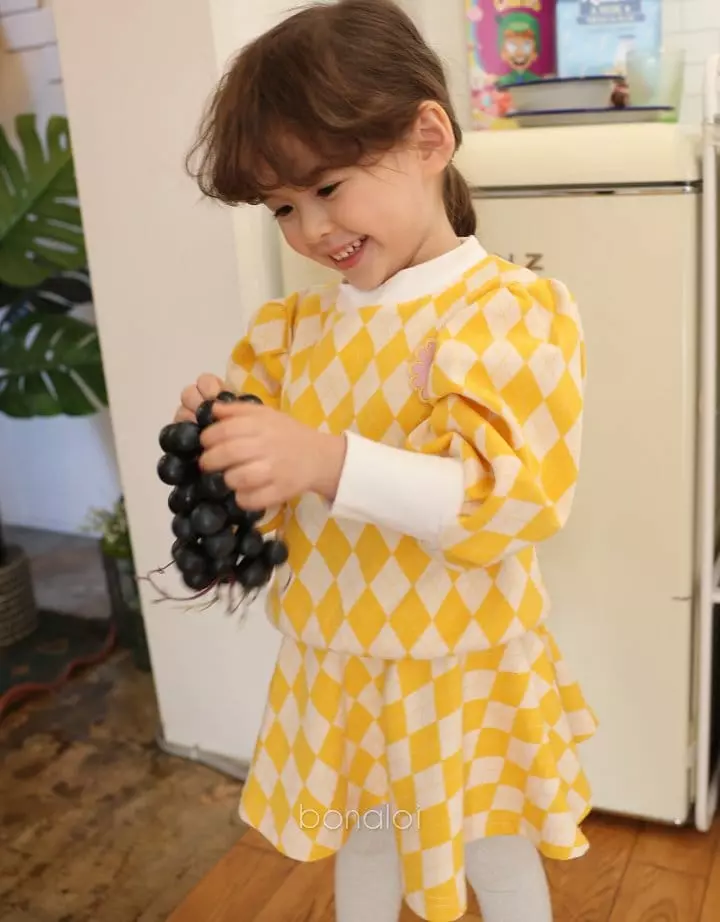 Bonaloi - Korean Children Fashion - #minifashionista - Dia Top Bottom Set - 8