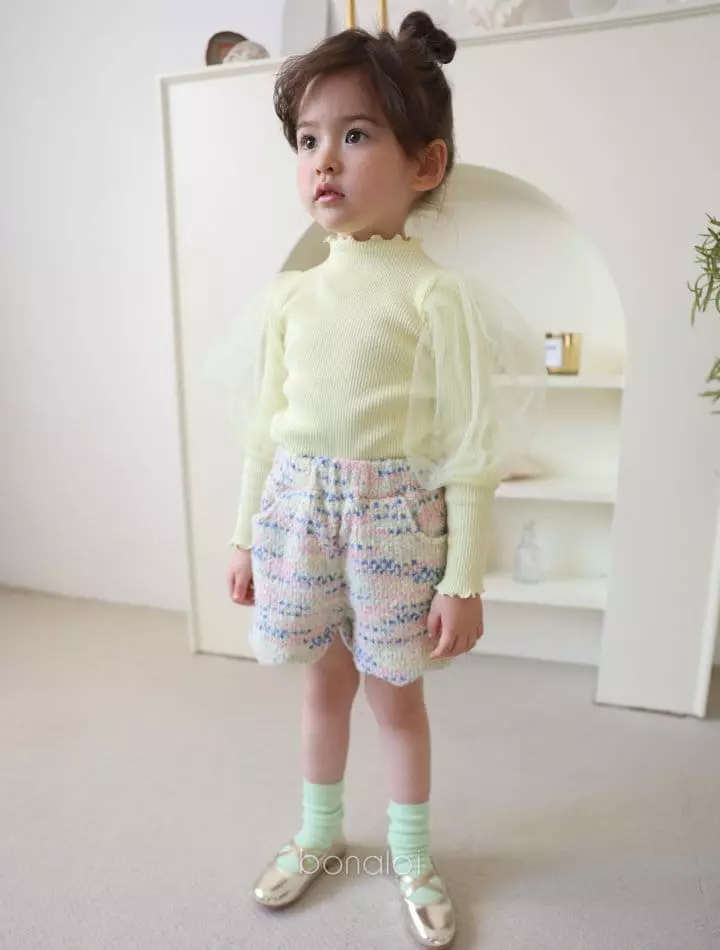 Bonaloi - Korean Children Fashion - #prettylittlegirls - Frema Mesh Tee - 5