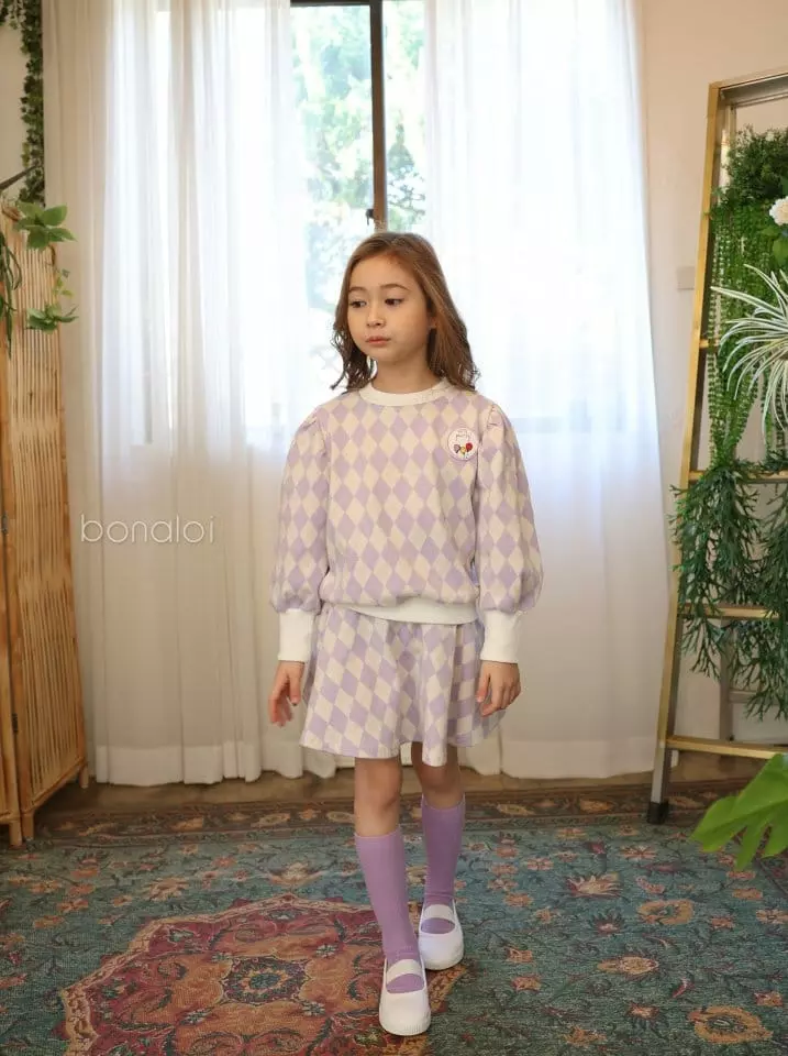 Bonaloi - Korean Children Fashion - #stylishchildhood - Dia Top Bottom Set - 12