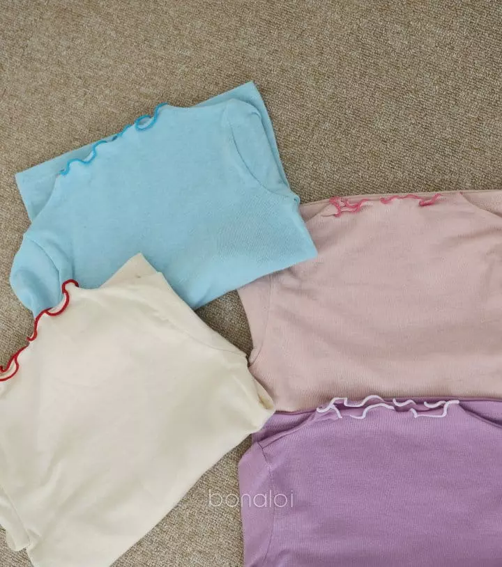 Bonaloi - Korean Children Fashion - #todddlerfashion - 2 Stripes Tee