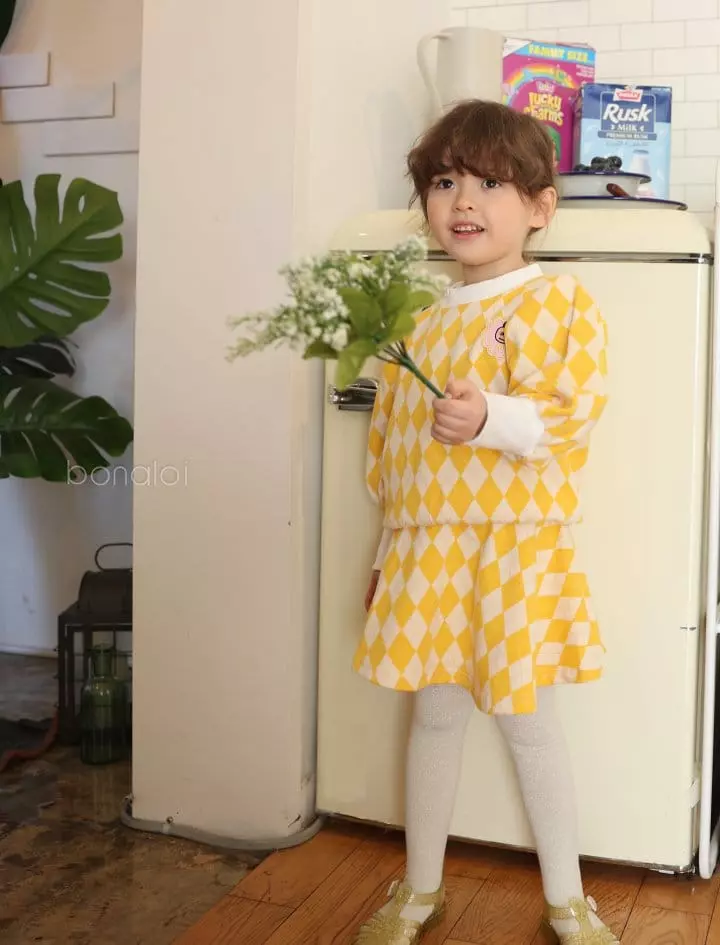 Bonaloi - Korean Children Fashion - #toddlerclothing - Dia Top Bottom Set - 11