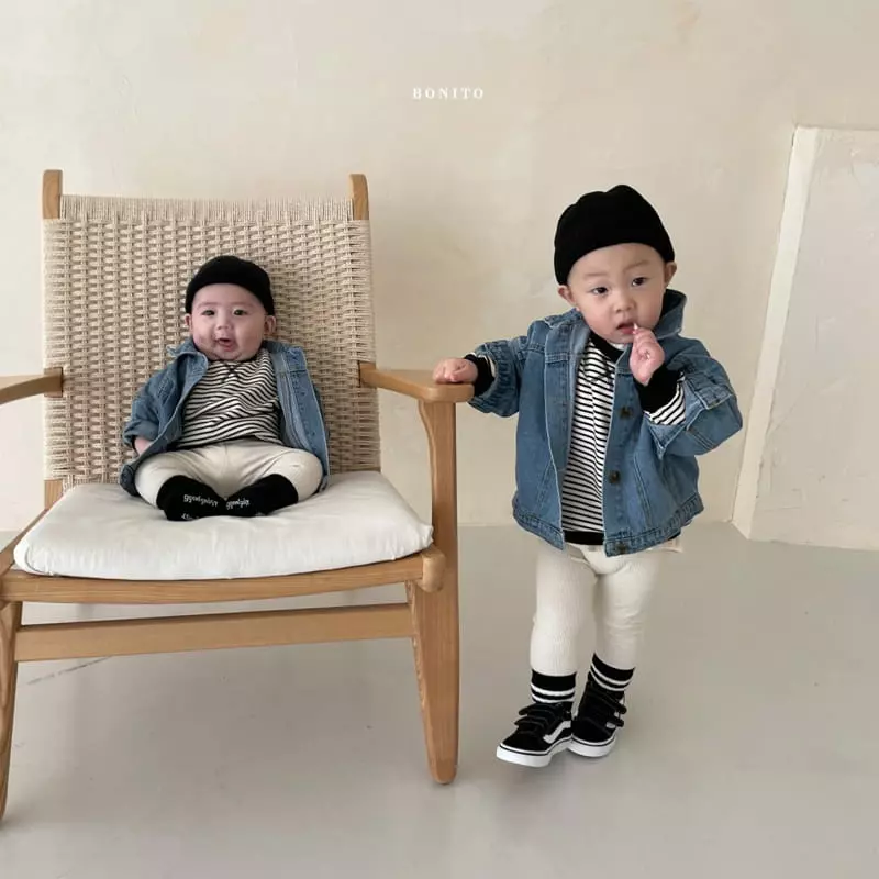 Bonito - Korean Baby Fashion - #babyboutique - Stripes Sweatshirt Bebe - 12