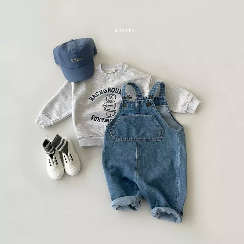 Bonito - Korean Baby Fashion - #babyfever - Bear Sweatshirt Bebe  - 5
