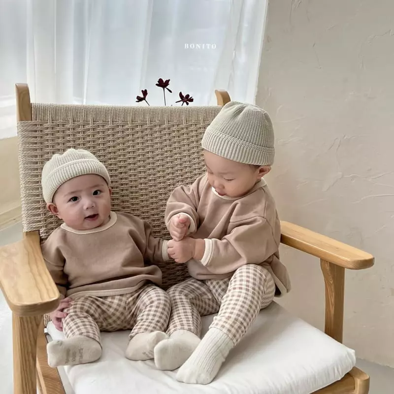 Bonito - Korean Baby Fashion - #babygirlfashion - Color Piping Leggings Set Bebe  - 11