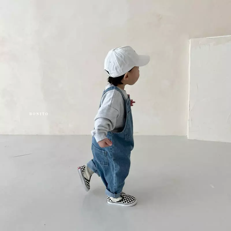 Bonito - Korean Baby Fashion - #babylifestyle - Denim Dungarees Pants Bebe - 11