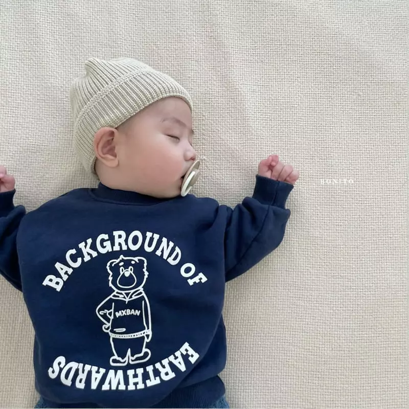 Bonito - Korean Baby Fashion - #babywear - Bear Sweatshirt Bebe  - 12
