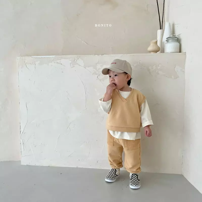 Bonito - Korean Children Fashion - #childofig - Vest Top Bottom Set - 6
