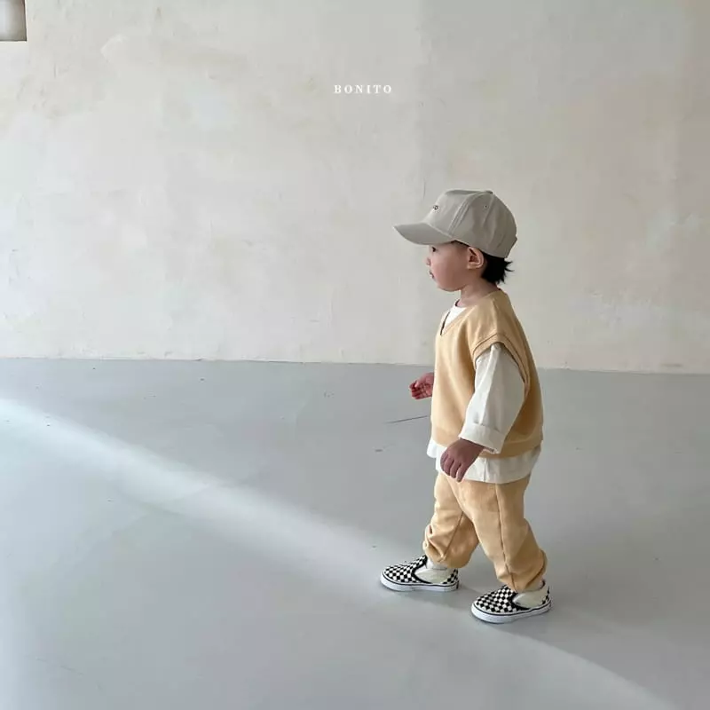 Bonito - Korean Children Fashion - #childofig - Vest Top Bottom Set - 7