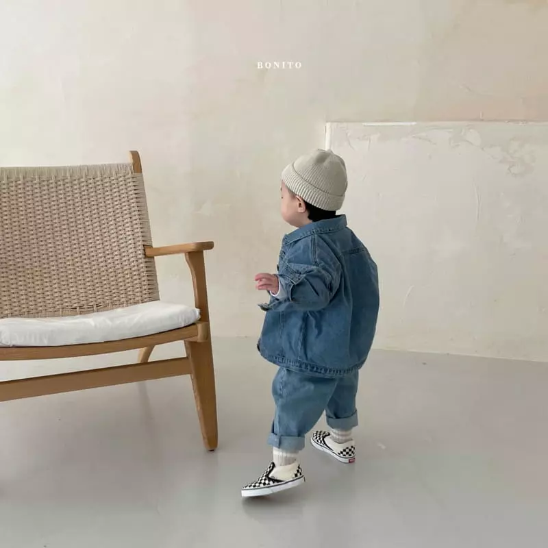 Bonito - Korean Children Fashion - #childrensboutique - Denim Jacket Kids - 10