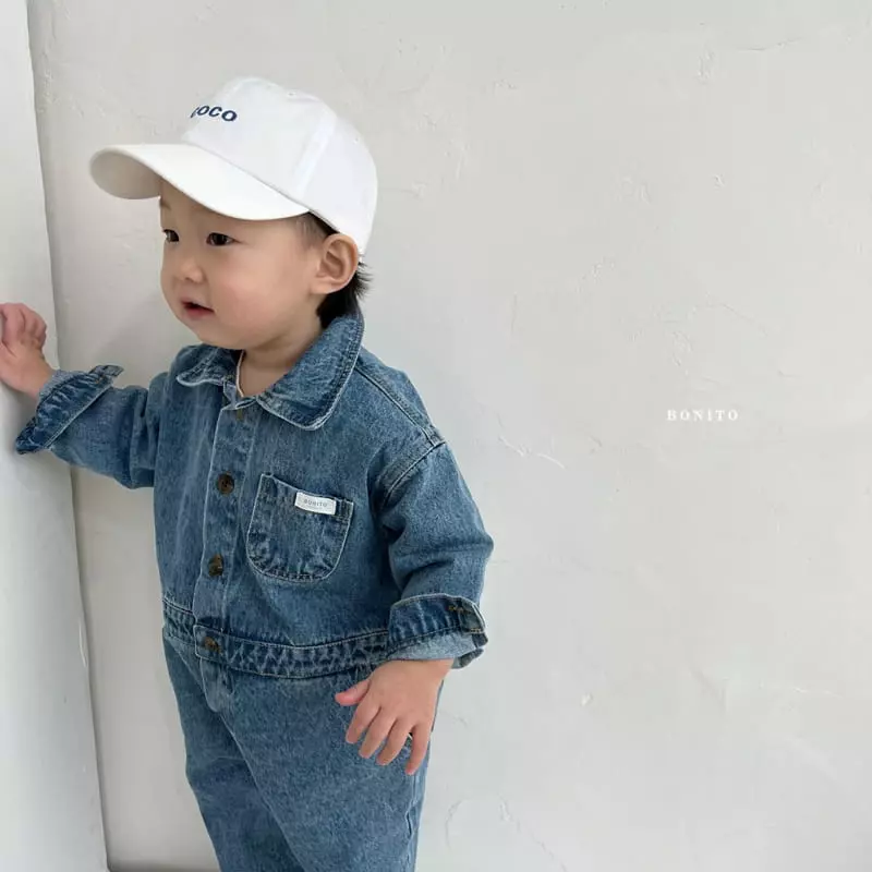 Bonito - Korean Children Fashion - #designkidswear - Denim Jumpsuit - 9