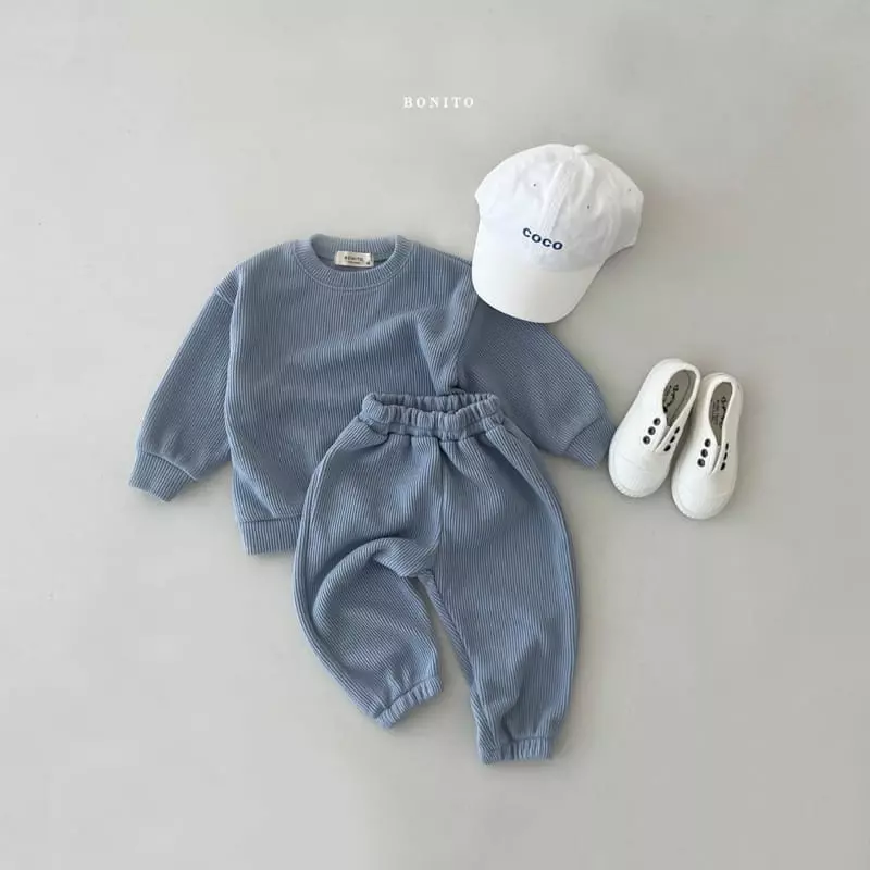 Bonito - Korean Children Fashion - #designkidswear - Knit Top Bottom Set - 5