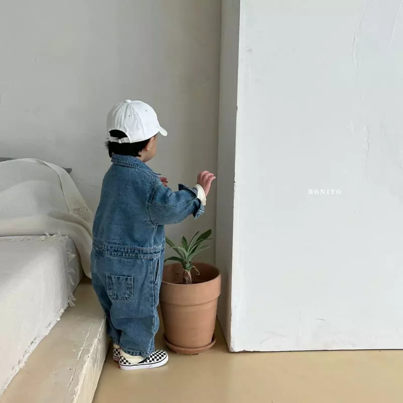 Bonito - Korean Children Fashion - #discoveringself - Denim Jumpsuit - 10