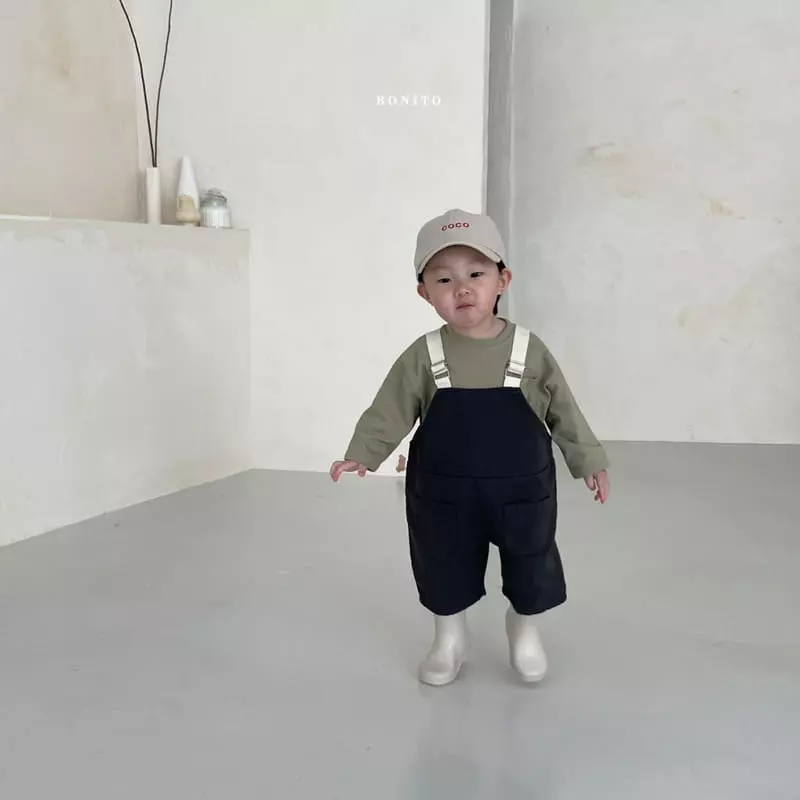 Bonito - Korean Children Fashion - #discoveringself - Loose Pocket Tee - 11
