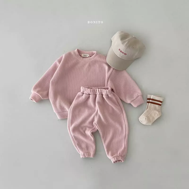 Bonito - Korean Children Fashion - #discoveringself - Knit Top Bottom Set - 6