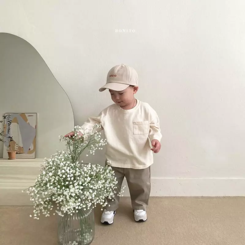 Bonito - Korean Children Fashion - #fashionkids - Loose Pocket Tee - 12