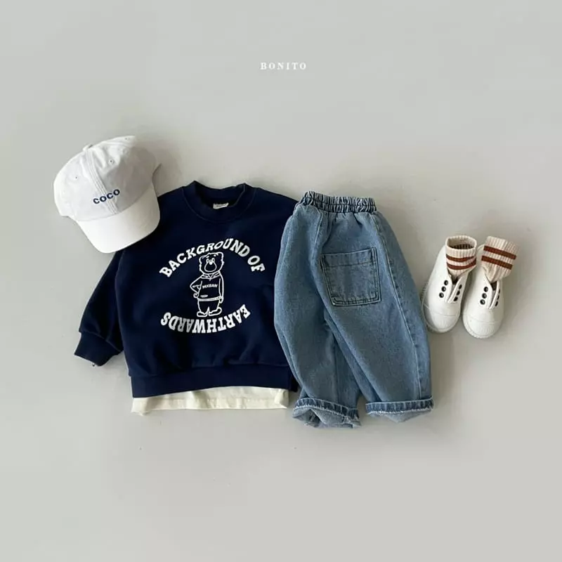 Bonito - Korean Children Fashion - #kidsshorts - Bear Sweatshirt Kids - 6