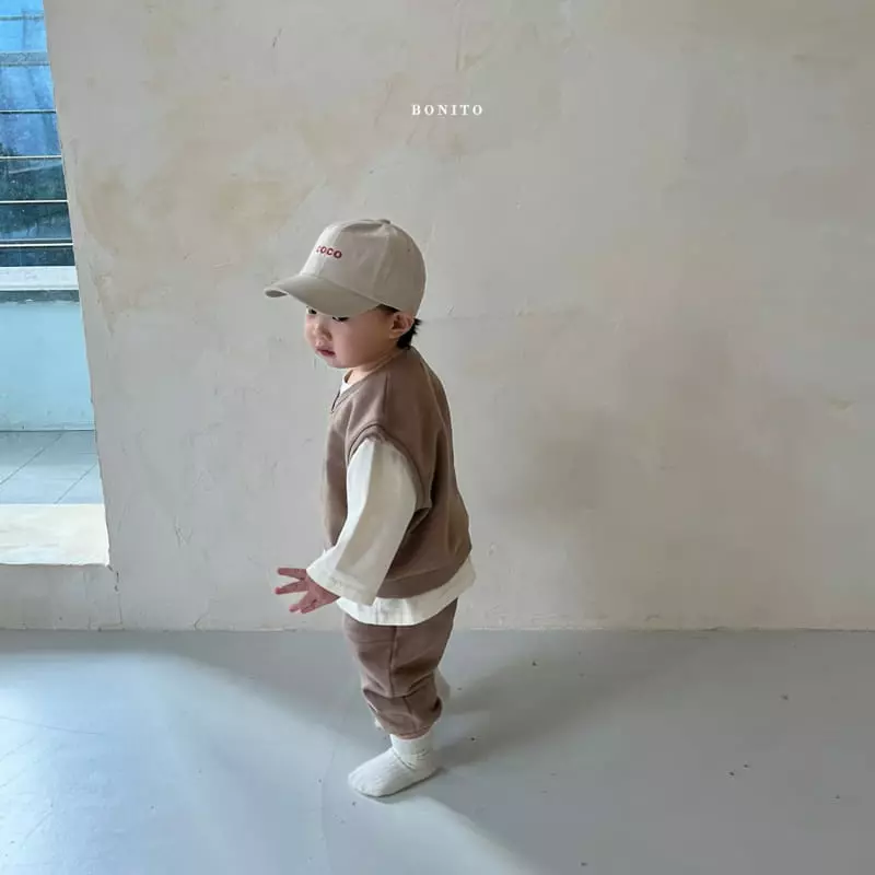 Bonito - Korean Children Fashion - #kidsshorts - Vest Top Bottom Set - 12