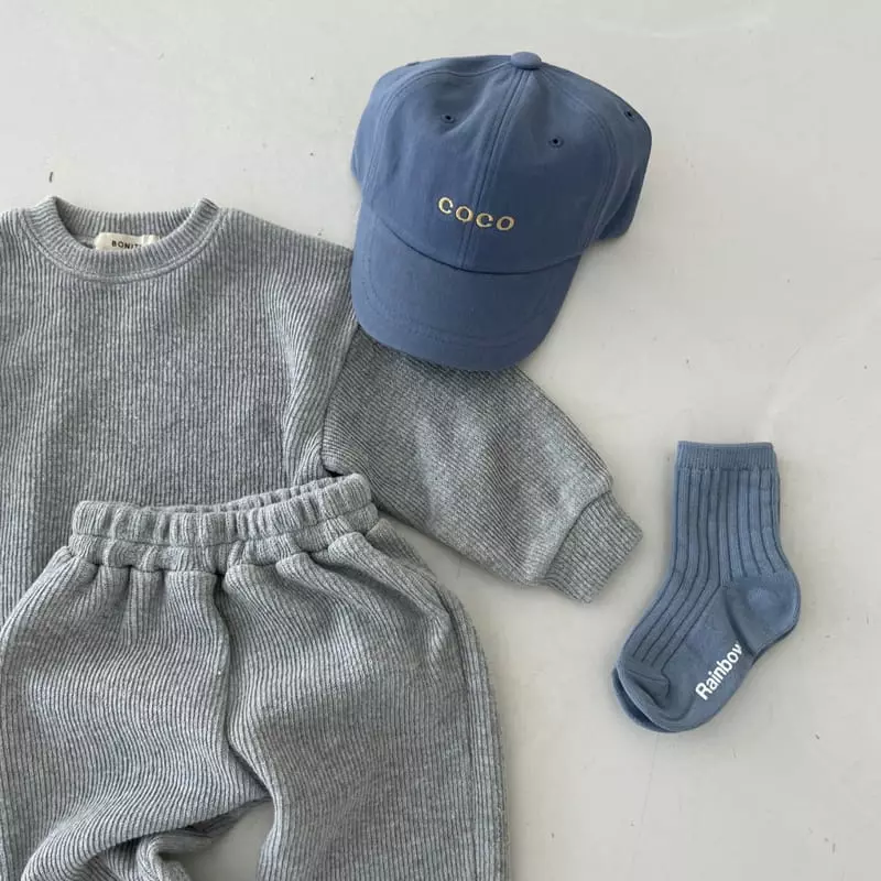 Bonito - Korean Children Fashion - #kidsstore - Knit Top Bottom Set - 9