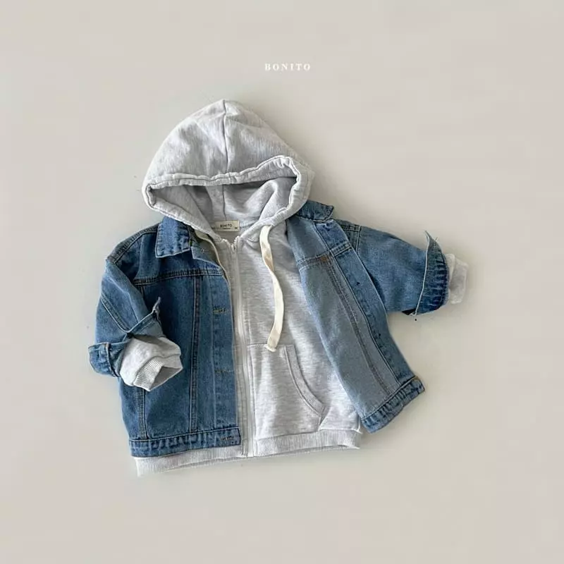 Bonito - Korean Children Fashion - #littlefashionista - Denim Jacket Kids - 2