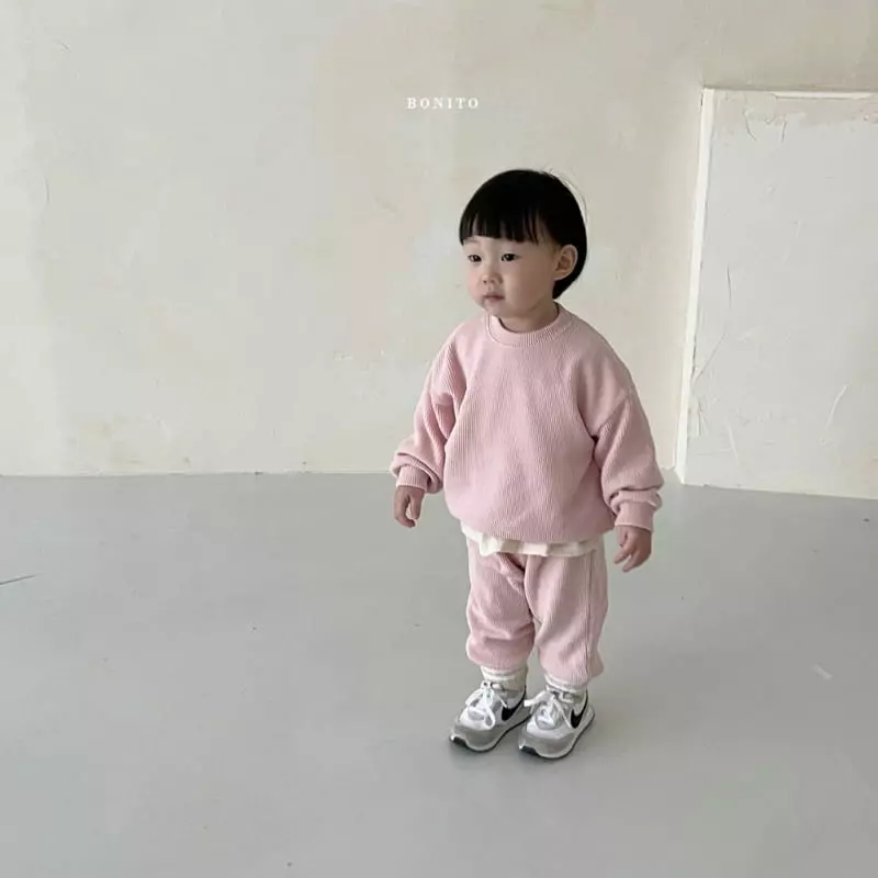 Bonito - Korean Children Fashion - #littlefashionista - Knit Top Bottom Set - 12