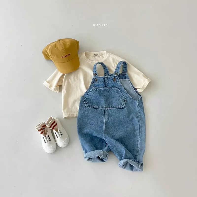 Bonito - Korean Children Fashion - #littlefashionista - Loose Pocket Tee - 4