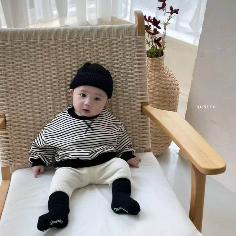Bonito - Korean Children Fashion - #minifashionista - Stripes Sweatshirt Kids - 8