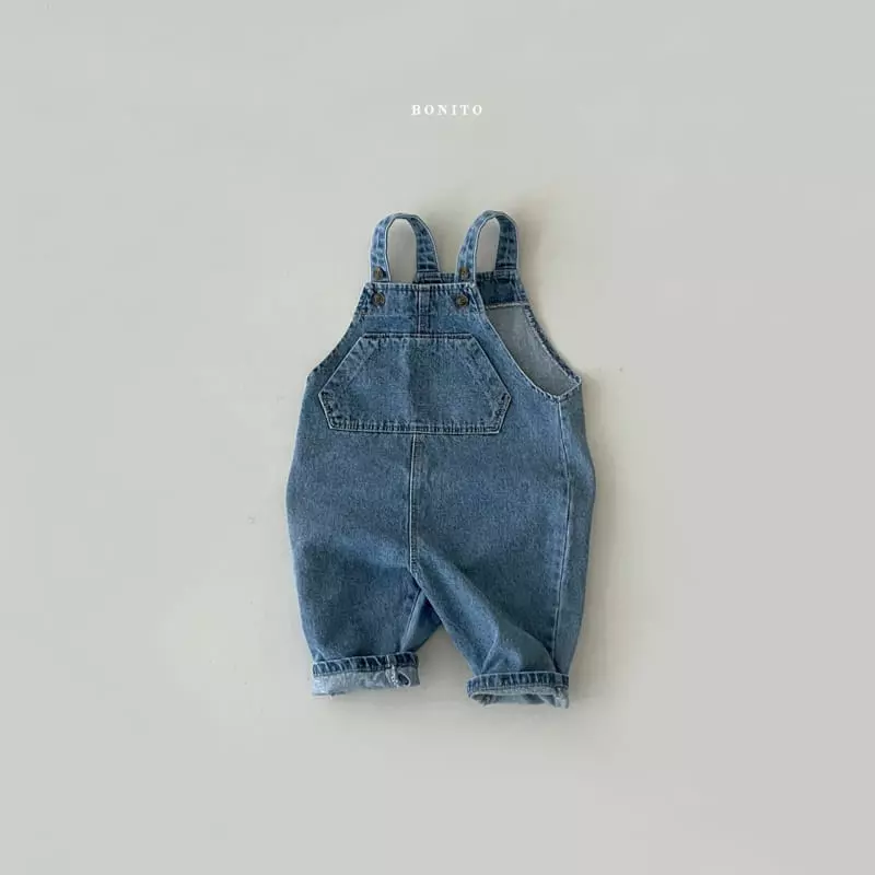 Bonito - Korean Children Fashion - #prettylittlegirls - Denim Dungarees Pants Kids