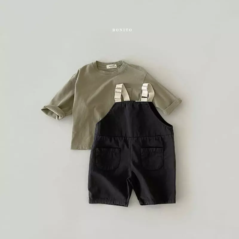 Bonito - Korean Children Fashion - #prettylittlegirls - Loose Pocket Tee - 6