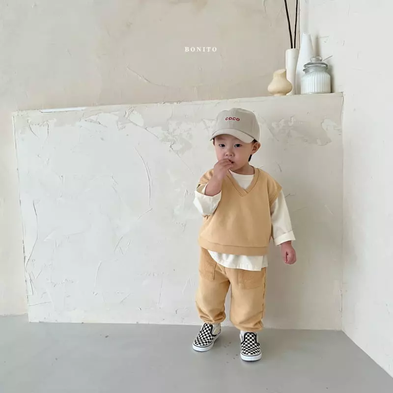 Bonito - Korean Children Fashion - #prettylittlegirls - Vest Top Bottom Set - 5