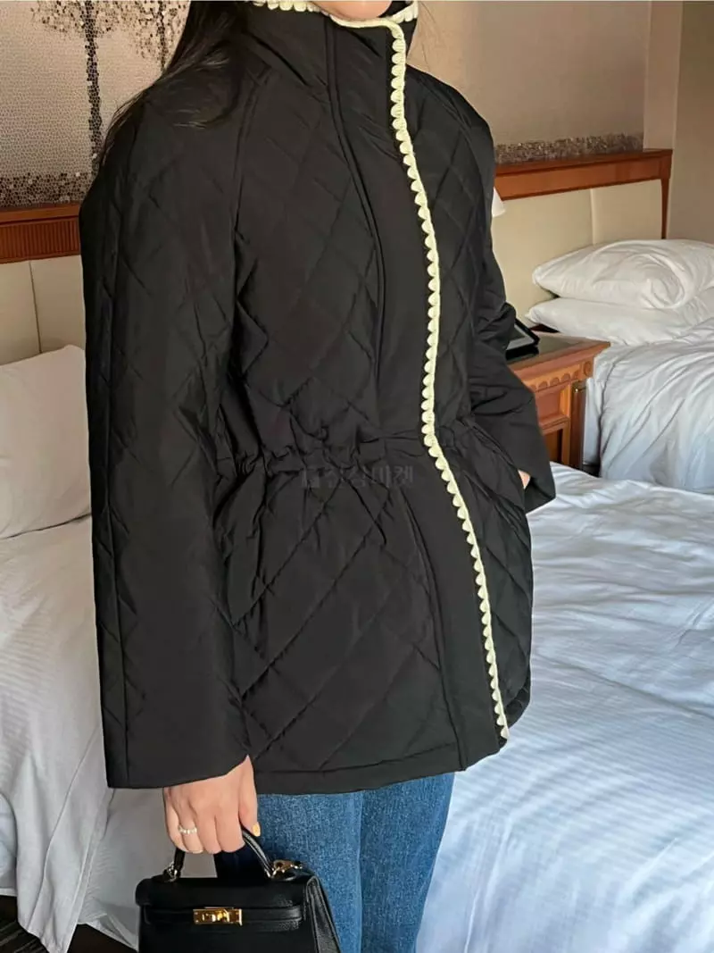 Bowen - Korean Women Fashion - #momslook - Quilting Jumper - 3