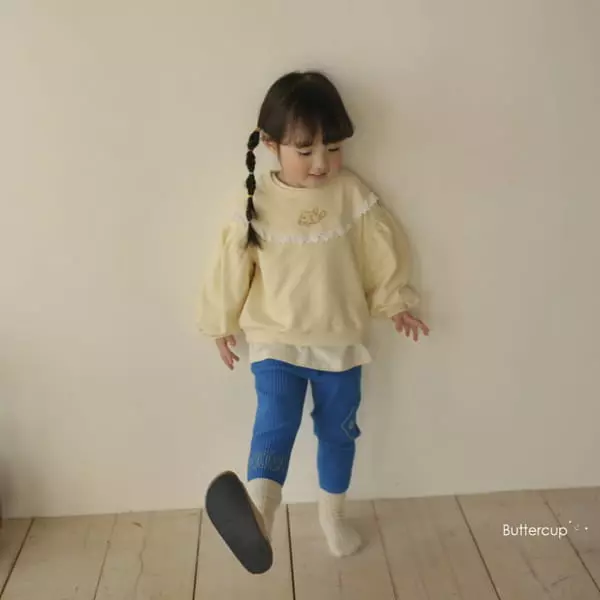 Buttercup - Korean Children Fashion - #Kfashion4kids - Petti Lace Sweatshirt - 12